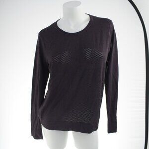 Lululemon Mesh Front & Back Purple Long Sleeve - Size 10